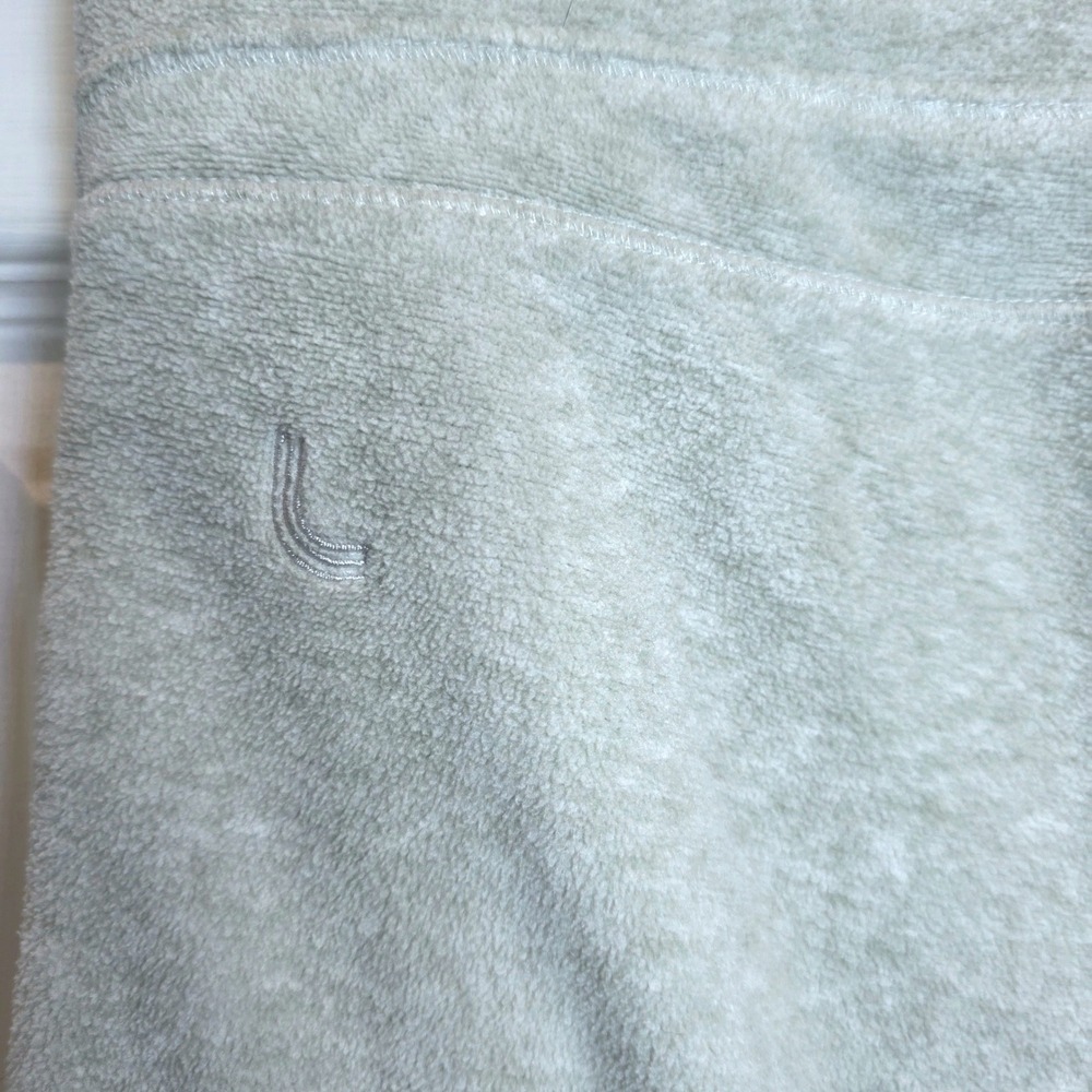 Lole Lounge Sweat‎ Pants Fleece Wide Leg Sz Large Cream Oatmeal - Picture 4 of 11